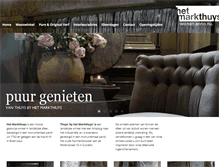 Tablet Screenshot of hetmarkthuys.nl